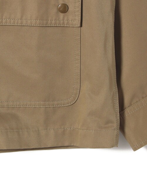 SHIPS(シップス)の「〈洗濯機可能〉テント シルエット ワーク ジャケット(その他アウター・レディース・ライトブラウン/ナチュラル・ONE SIZE)」の3枚目の写真