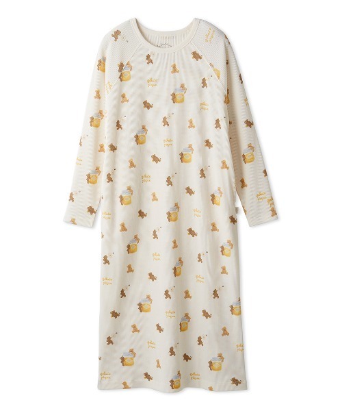 gelato pique（ジェラートピケ）の「はちみつベア柄ワンピース（ルーム