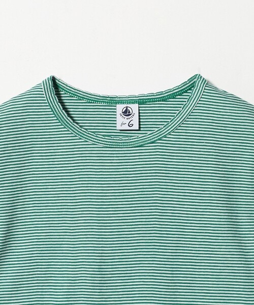 PETIT BATEAU（プチバトー）の「【別注】＜PETIT BATEAU for 6＞SHORT SLEEVE T-SHIRT/Tシャツ（Tシャツ/カットソー・レディース・ホワイト/ネイビー/その他1/ケリーグリーン・FREE）」の15枚目の写真