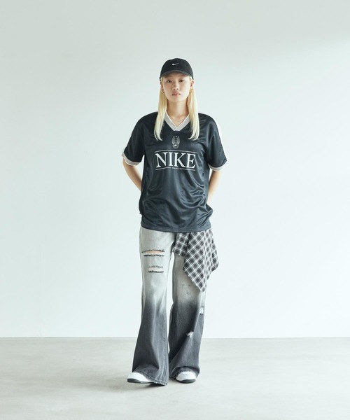 NIKE(ナイキ)の「ナイキ クラブ アンストラクチャード デニム キャップ / Nike Club Unstructured Denim Cap HF0383-010 Black(キャップ・メンズ・ブラック・S/M/M/L/L/XL)」の3枚目の写真