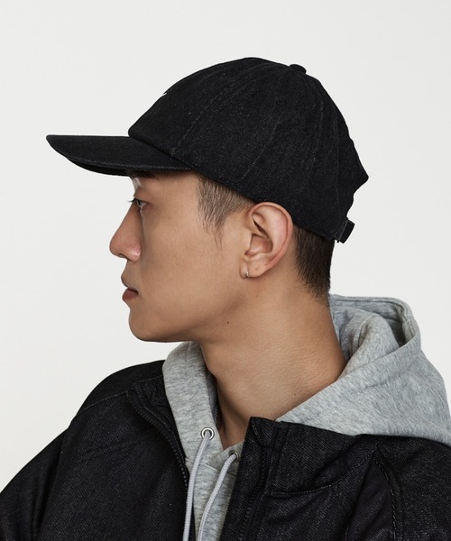 NIKE(ナイキ)の「ナイキ クラブ アンストラクチャード デニム キャップ / Nike Club Unstructured Denim Cap HF0383-010 Black(キャップ・メンズ・ブラック・S/M/M/L/L/XL/ONE SIZE)」の7枚目の写真
