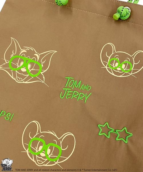 Tom&Jerry(トムアンドジェリー)の「【公式】TOM and JERRY サングラストートバッグ(トートバッグ・レディース・グレー/ブラウン・FREE)」の9枚目の写真