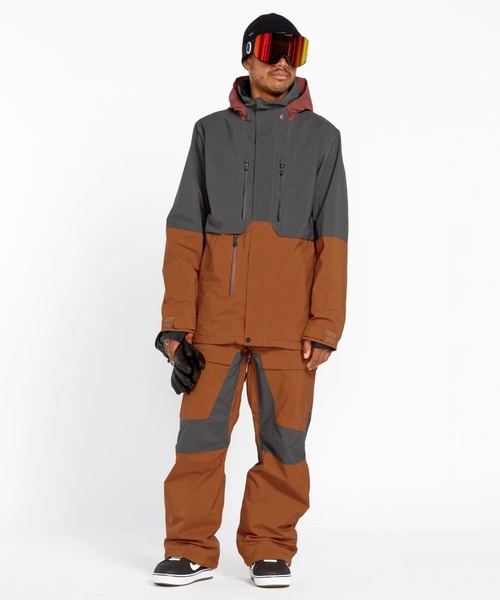 VOLCOM(ボルコム)の「【VOLCOM/ボルコム】 Mens Rnge Stretch Gore-Tex Pants /ゴアテックススキースノーボードパンツ(その他パンツ・メンズ・レッド/ブラック・MEDIUM/LARGE)」の1枚目の写真