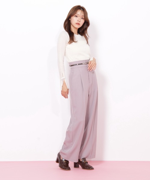 JILL by JILL STUART(ジルバイジルスチュアート)の「◇スパンコールコンパクトリブニット(ニット/セーター・レディース・ホワイト/グリーン/ブラック・FREE)」の22枚目の写真