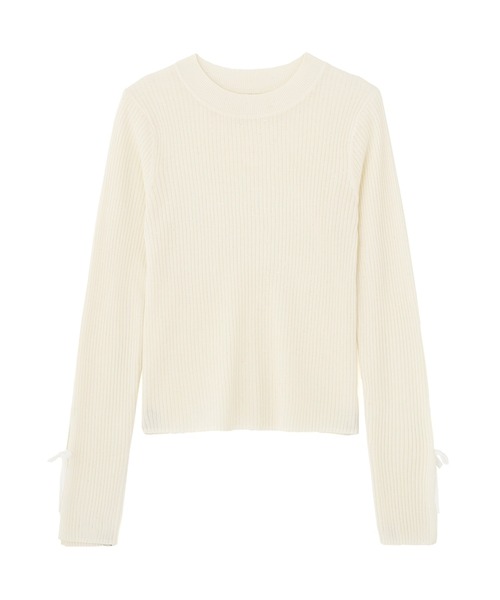 JILL by JILL STUART(ジルバイジルスチュアート)の「◇スパンコールコンパクトリブニット(ニット/セーター・レディース・ホワイト/グリーン/ブラック・FREE)」の13枚目の写真