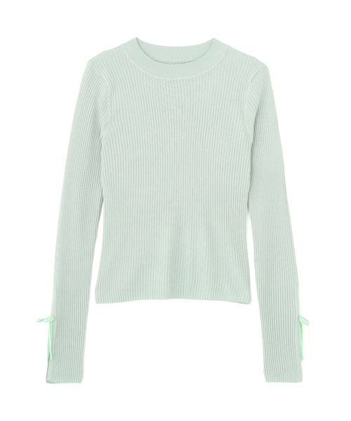 JILL by JILL STUART(ジルバイジルスチュアート)の「◇スパンコールコンパクトリブニット(ニット/セーター・レディース・ホワイト/グリーン/ブラック・FREE)」の11枚目の写真