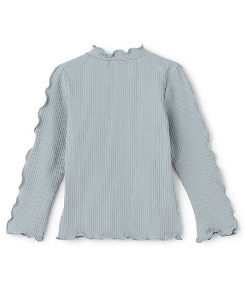 Lycee mine(リセマイン)の「テレコタートルネック(Tシャツ/カットソー・キッズ・ブラック/アイボリー/ブルーグレー/キャメル/スモークピンク・140cm/130cm/110cm/120cm/100cm/150cm)」の11枚目の写真