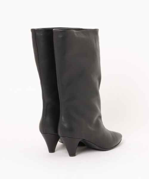 ⭐️uni⭐️MANA ハーフブーツ　ルーズシルエット セール】【FABIO RUSCONI】ルーズフィットポインテッドハーフブーツ