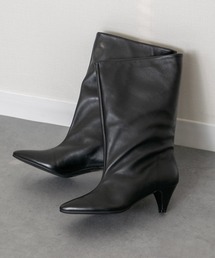 FABIO RUSCONI | 【FABIO RUSCONI】ルーズフィットポインテッドハーフブーツ(F53226)(ブーツ)