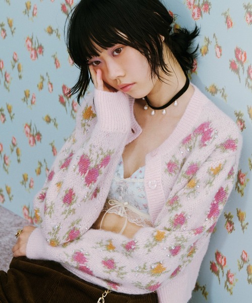 【新品未使用タグ付き】 LILY BROWN シアー ニットカーディガン ピンク LILY BROWN｜シアーニットカーディガン | Rakuten Fashion(楽天