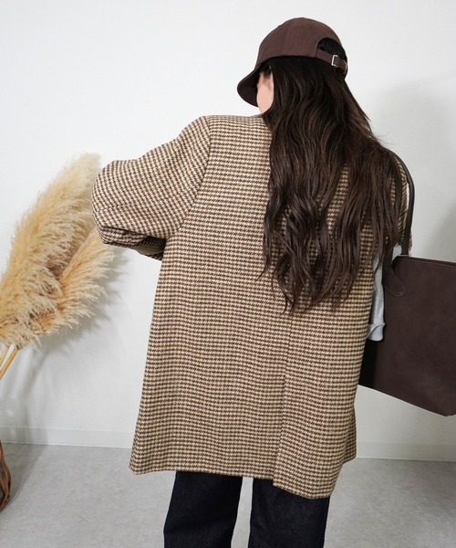 コムデギャルソンレディス チェック柄一重仕立てジャケット Bifrost（ビフレスト） ジャケット テーラードジャケット チェック