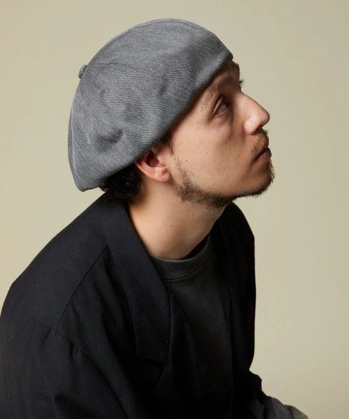 CPH(シーピーエイチ)の「CPH/シーピーエイチ/530TC TWILL CASQUETTE(キャスケット・メンズ・グレー/ブラック・F)」の4枚目の写真