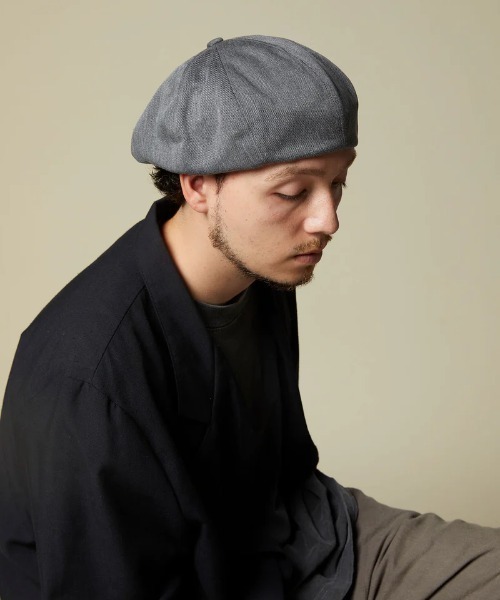 CPH(シーピーエイチ)の「CPH/シーピーエイチ/530TC TWILL CASQUETTE(キャスケット・メンズ・グレー/ブラック・F)」の5枚目の写真