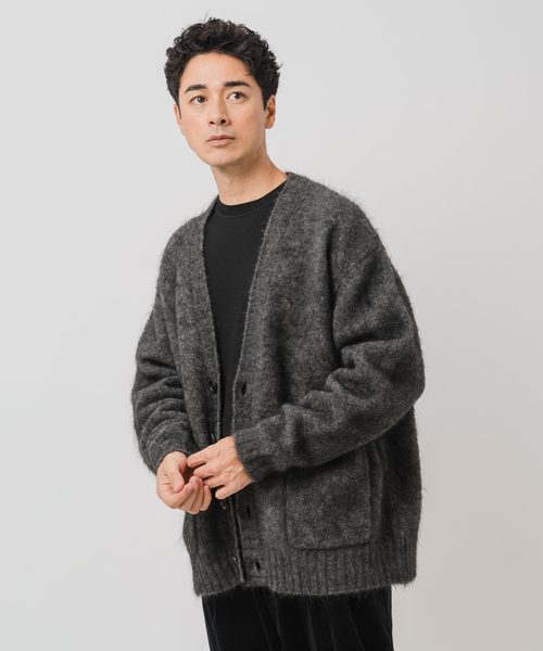 E. 3GG ウール/モヘア カーディガン（カーディガン/ボレロ）｜EDIFICE