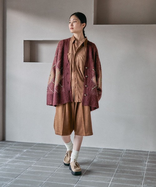 LEPSIM（レプシィム）の「スエードハーフパンツ　581629（その他パンツ・レディース・キャメル/ブラック・FREE）」の16枚目の写真