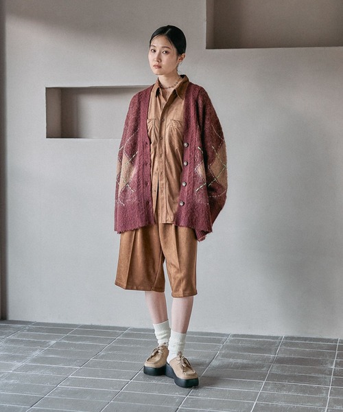 LEPSIM（レプシィム）の「スエードハーフパンツ　581629（その他パンツ・レディース・キャメル/ブラック・FREE）」の18枚目の写真