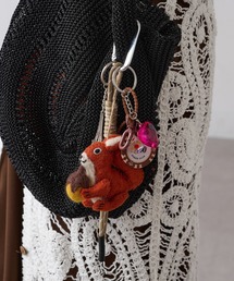 cache cache（カシュ カシュ）の「【cache cache】羊毛フェルトアニマルチャーム※（キーホルダー）」