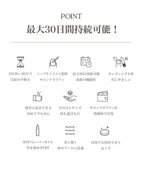 Anail（エーネイル）の「【数量限定】最大30日間持続するベースジェル＆コーディングジェル 1回分お試しセット 時短 防水 持ち運びOK 初めての方でも簡単 サンディング不要 サロンクオリティ 爪に優しい 密着力（ネイル用品/ネイルケア・レディース・ホワイト・FREE）」の3枚目の写真