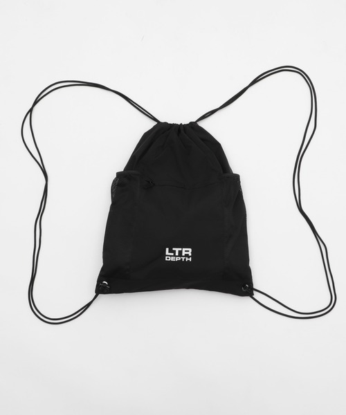 LTR DEPTH(レイターデプス)の「LTR DEPTH/ロゴナップサック(バックパック/リュック・メンズ・グレー/ブラック・FREE)」の6枚目の写真