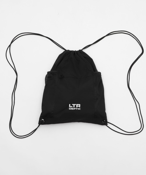LTR DEPTH(レイターデプス)の「LTR DEPTH/ロゴナップサック(バックパック/リュック・メンズ・グレー/ブラック・FREE)」の7枚目の写真
