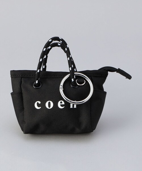 coen(コーエン)の「【新色追加】coen(コーエン) ロゴ ポリキャンバストートバッグチャーム XS(キーホルダー・レディース・ブラック/グレー/ダークブラウン・FREE)」の15枚目の写真