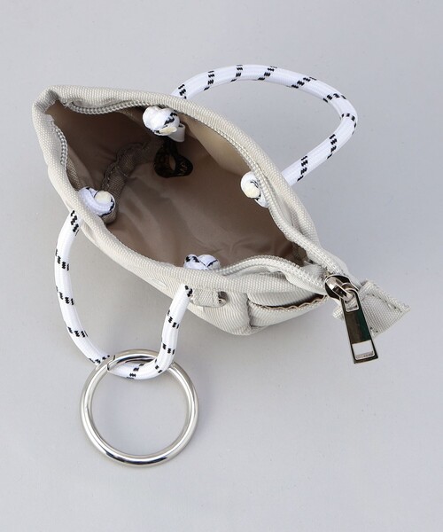 coen(コーエン)の「【新色追加】coen(コーエン) ロゴ ポリキャンバストートバッグチャーム XS(キーホルダー・レディース・ブラック/グレー/ダークブラウン・FREE)」の18枚目の写真