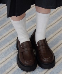 Birthday room(o[XfC[)̌ꃍ[t@[/platform loafers([t@[)