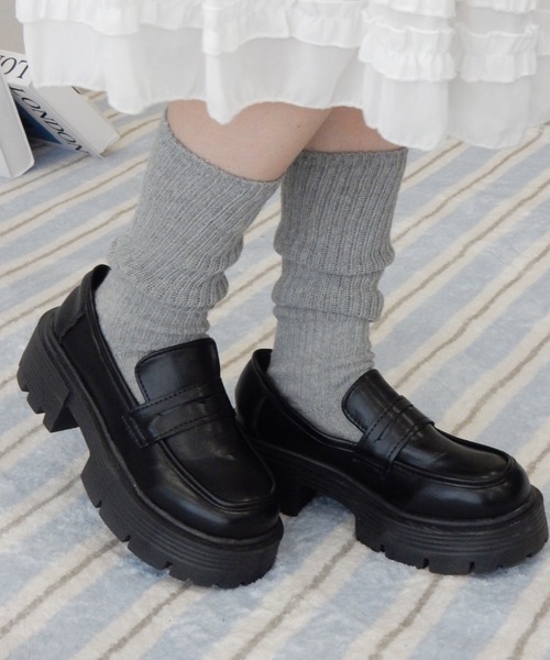 厚底ローファー/platform loafers（ローファー）｜Birthday room