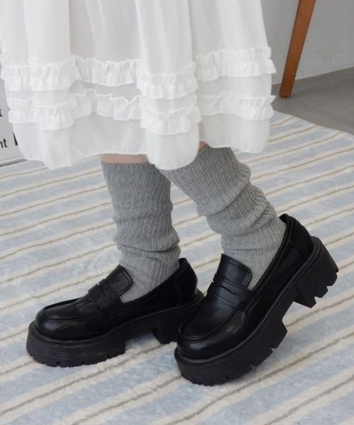 Birthday room（バースデイルーム）の「厚底ローファー/platform loafers（ローファー・レディース・ブラウン/ブラック・SMALL/MEDIUM/LARGE）」の8枚目の写真