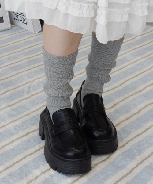 Birthday room（バースデイルーム）の「厚底ローファー/platform loafers（ローファー・レディース・ブラウン/ブラック・SMALL/MEDIUM/LARGE）」の7枚目の写真