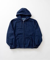 GLAZOS（グラソス）の「フードデニムジップアップジャケット（ブルゾン）」
