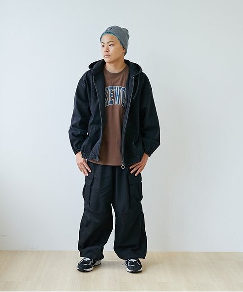 セール】フードデニムジップアップジャケット（ブルゾン）｜GLAZOS