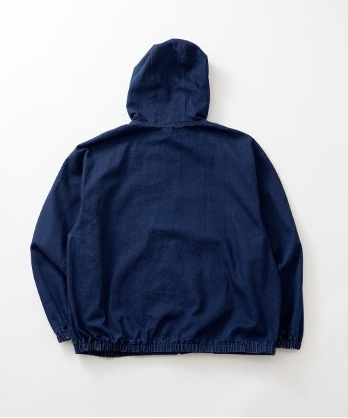 セール】フードデニムジップアップジャケット（ブルゾン）｜GLAZOS