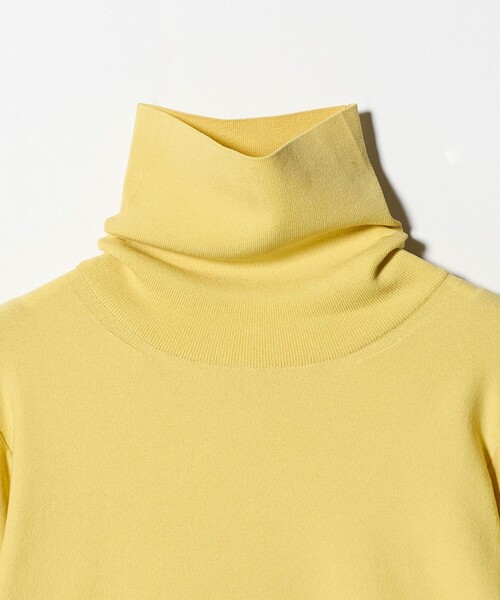 WRAPINKNOT(ラッピンノット)の「<WRAPINKNOT>リブ タートル ニット(ニット/セーター・レディース・オフホワイト/イエロー・0)」の4枚目の写真