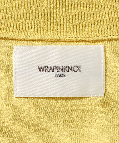 WRAPINKNOT(ラッピンノット)の「<WRAPINKNOT>リブ タートル ニット(ニット/セーター・レディース・オフホワイト/イエロー・0)」の10枚目の写真
