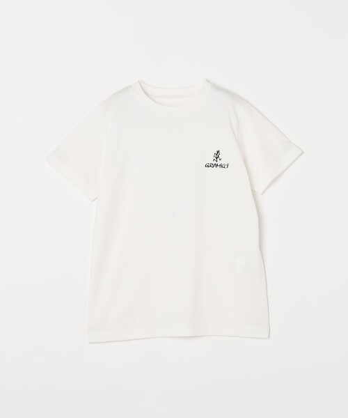 Gramicci(グラミチ)の「GRAMiCCi: ワンポイント ロゴ Tシャツ (130cm)<KIDS>(Tシャツ/カットソー・キッズ・ライトホワイト/ブラック/カーキ・130)」の1枚目の写真