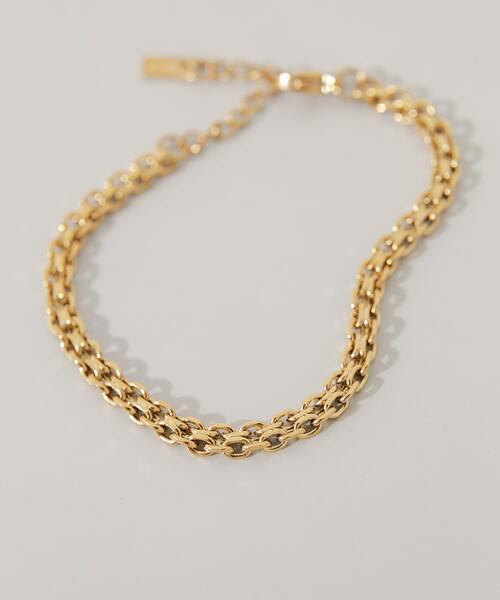 SMELLY（スメリー）の「ステンレスリンクチェーンブレスレット（ブレスレット・レディース・ゴールド・-）」の9枚目の写真