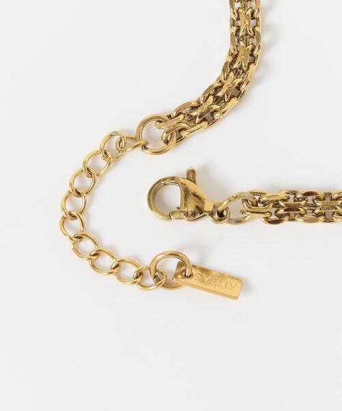 SMELLY（スメリー）の「ステンレスリンクチェーンブレスレット（ブレスレット・レディース・ゴールド・-）」の3枚目の写真