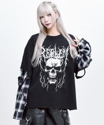 REFLEM | 『REFLEM/レフレム』レイヤ―ドチェックL/S Tee/ロングスリーブカットソー(Tシャツ/カットソー)