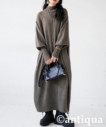 antiqua(アンティカ)のマシュマロタッチニットワンピース(ワンピース)