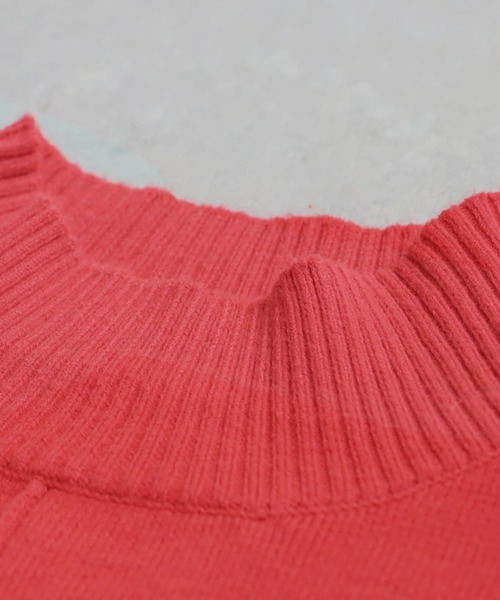 antiqua(アンティカ)の「マシュマロタッチ ニットワンピース(ワンピース・レディース・ダークグレー/ネイビー/レッド系その他/ブラック/ブラウン系その他・ONESIZE)」の7枚目の写真