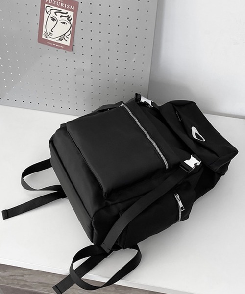 WESTBOY(ウエストボーイ)の「アーバンユーティリティバックパック WO25W2BG03【WB ORIGINALS】【2025AW】(バックパック/リュック・メンズ・ブラック・FREE)」の15枚目の写真