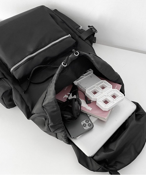 WESTBOY(ウエストボーイ)の「アーバンユーティリティバックパック WO25W2BG03【WB ORIGINALS】【2025AW】(バックパック/リュック・メンズ・ブラック・FREE)」の17枚目の写真