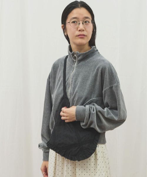 fig London(フィグロンドン)の「_Minmin bag(ショルダーバッグ・レディース・アイボリー/ブラック・FREE)」の8枚目の写真