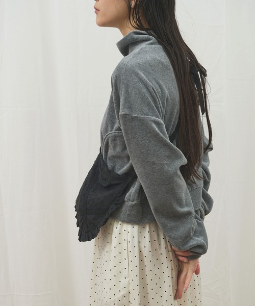 fig London(フィグロンドン)の「_Minmin bag(ショルダーバッグ・レディース・アイボリー/ブラック・FREE)」の9枚目の写真