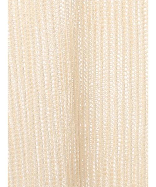 Te chichi（テチチ）の「フリンジメッシュニットワンピース《2025Autumn catalog vol.2 item》（ワンピース・レディース・モカ/オフホワイト・F）」の20枚目の写真