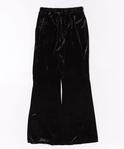 archives（アルシーヴ）の「ベロアレイヤードスカート付きパンツ（その他パンツ・レディース・ブラック/ブラウン・MEDIUM）」の3枚目の写真