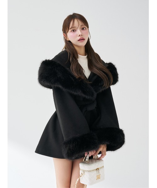 Darich♡ウエストベルトプリンセスラインコート♡ピンク Darichロゴガーメント＆DDロゴベロアハンガー付き】ウエスト