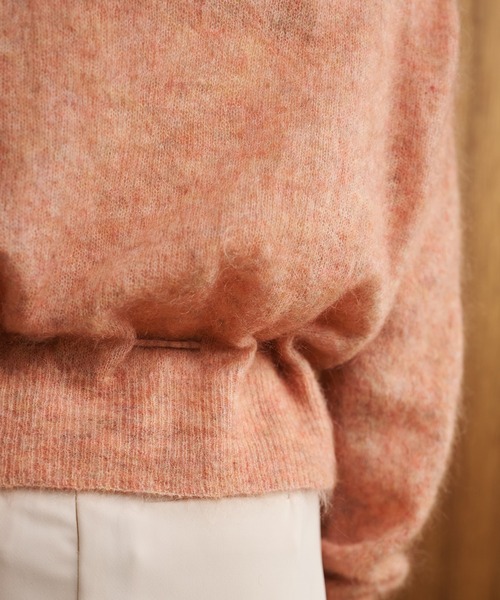 LAULEN(ローレン)の「mohair waist ribbon knit cardigan /モヘアウエストリボンニットカーディガン(カーディガン/ボレロ・レディース・ブラウン/ピンク/グレー・FREE)」の15枚目の写真