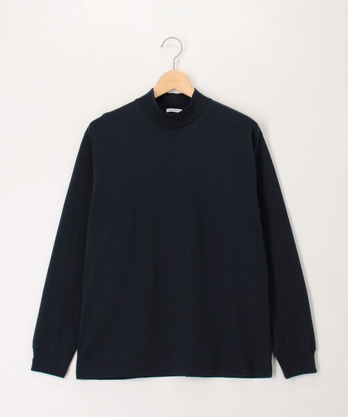 NOLLEY'S LIGHT（ノーリーズライト）の「モックネック　ロンＴ（Tシャツ/カットソー・メンズ・ホワイト/ライトグレー/ネイビー・M/L）」の3枚目の写真